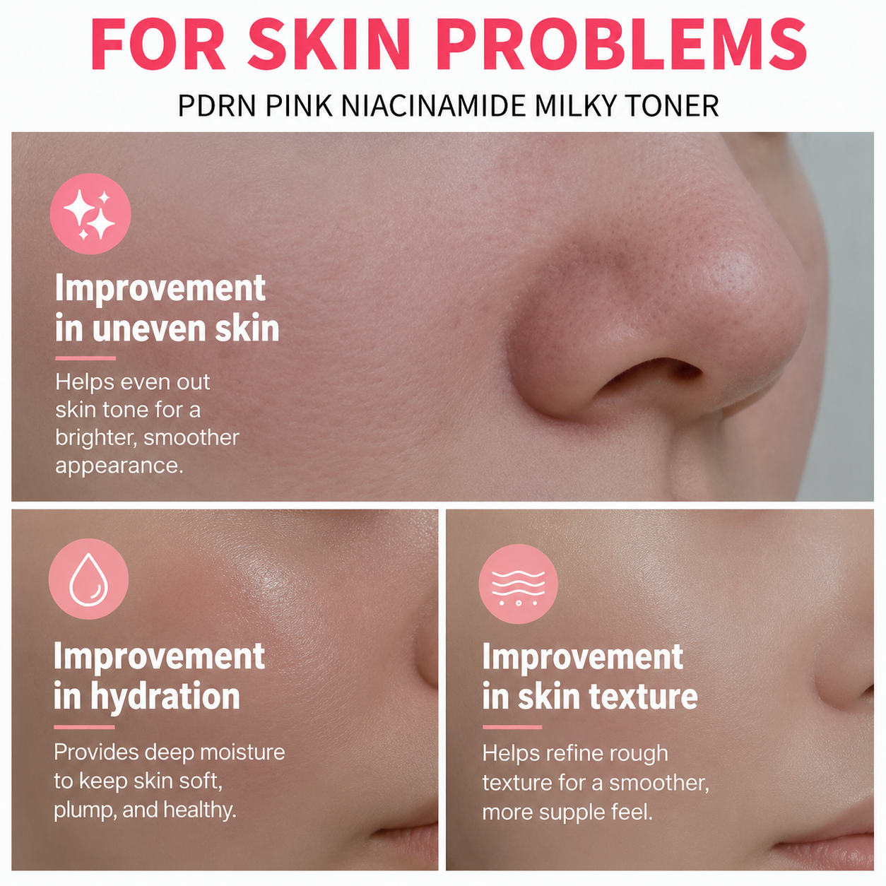 PDRN Pink Niacinamide Milky Toner